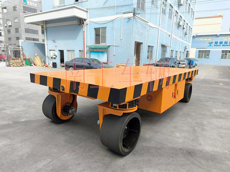 20噸無(wú)軌電動(dòng)平板車(chē) 重型電動(dòng)工具拖車(chē)